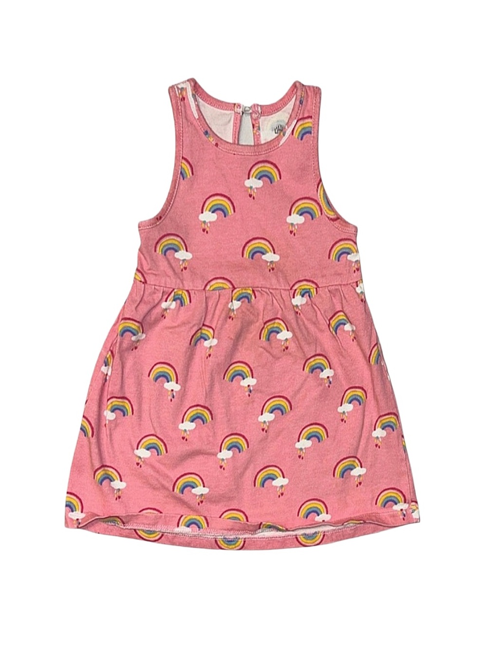 LITTLE ME Girl's Sleeveless Rainbow Dress 24 Months